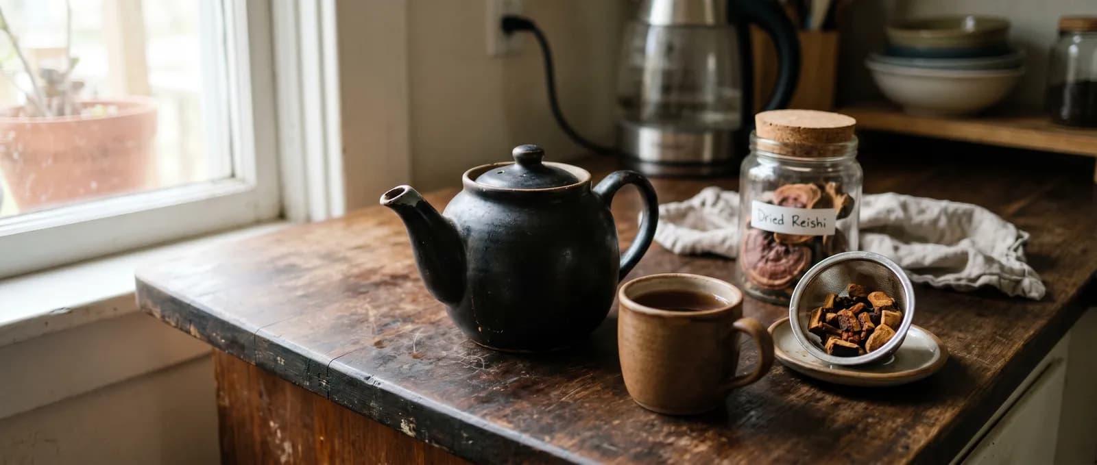 AZARIUS · Why Reishi Needs a Decoction, Not a Steep