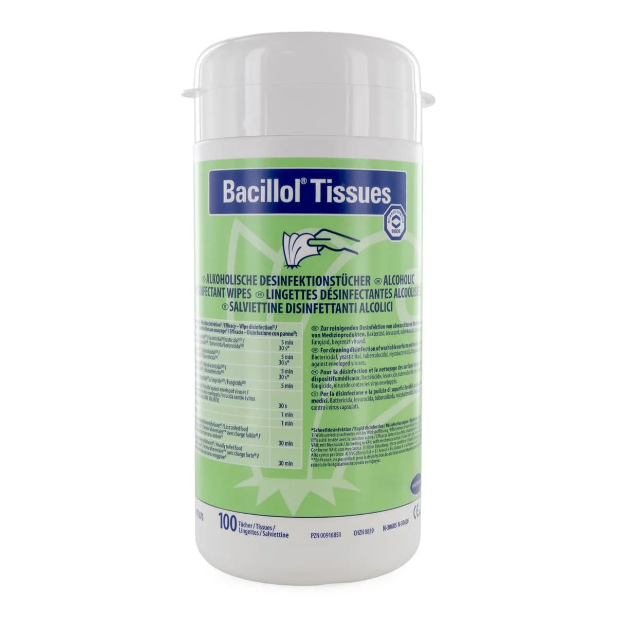 Distributeur de lingettes alcoolisées (Bacillol)