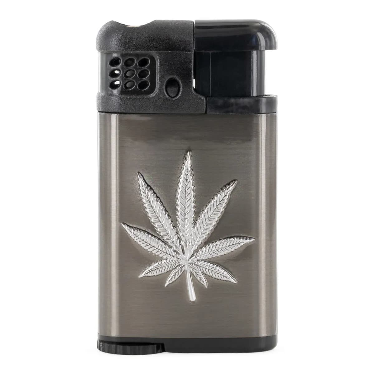 Briquet torche de poche Green Flame Leaf