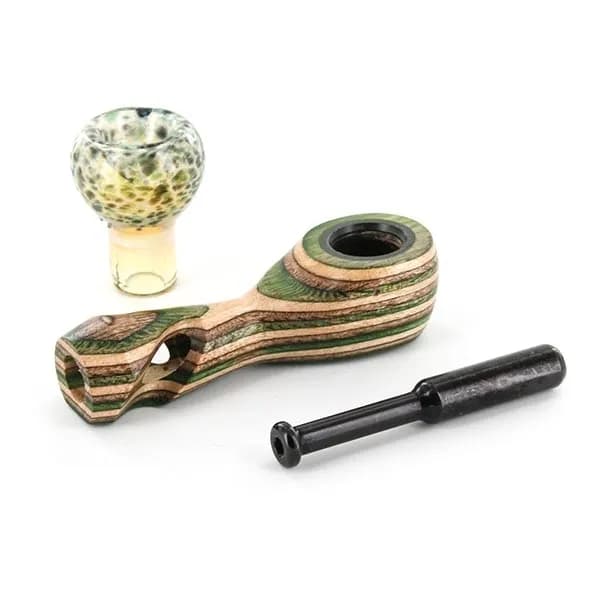 Pipe hybride verre/bois Sparkle