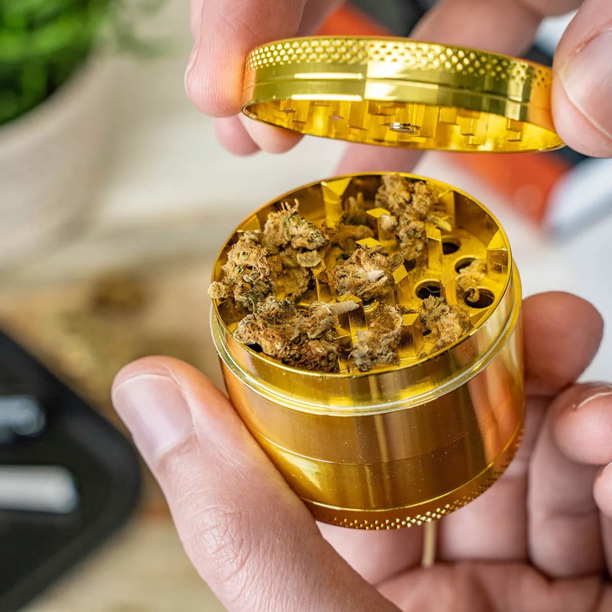 Grinder en métal 24K Gold