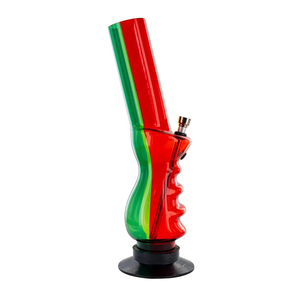 Bong en acrylique Rasta Grip 32 cm