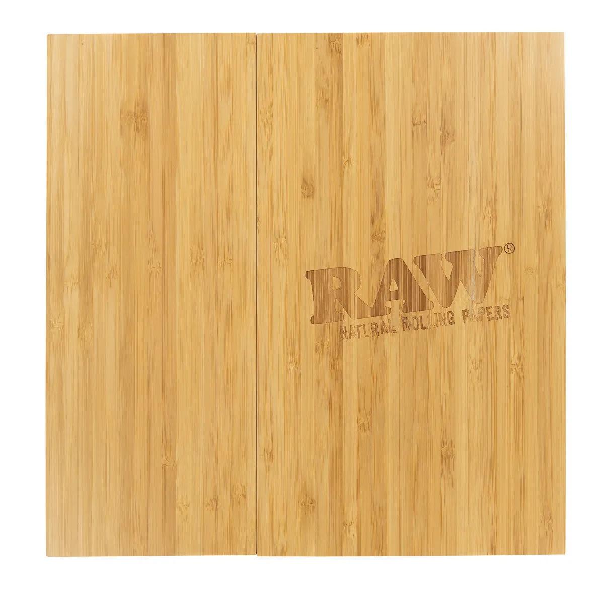 RAW Plateau de roulage pliable triple en bambou