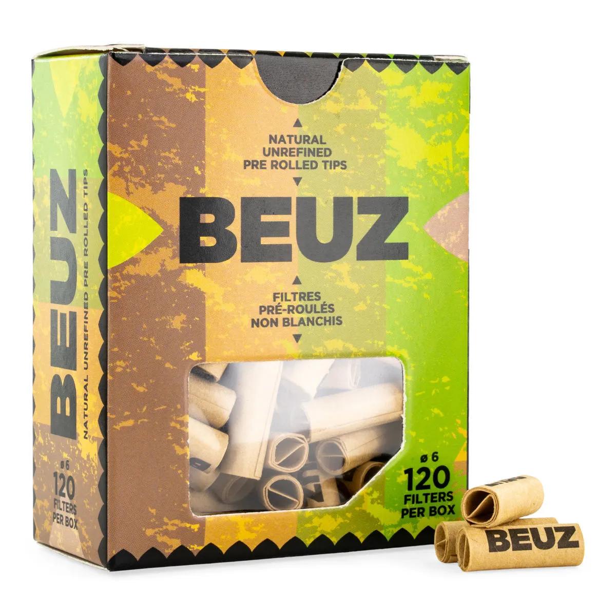 BEUZ Filtres préroulés bruns (120 pcs)