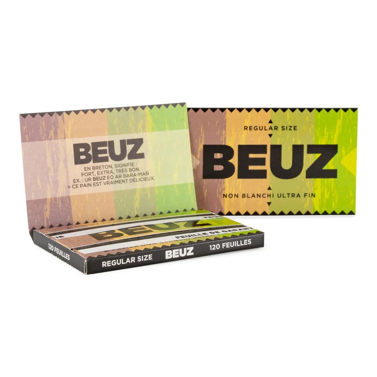BEUZ Feuilles à rouler non blanchies taille Regular