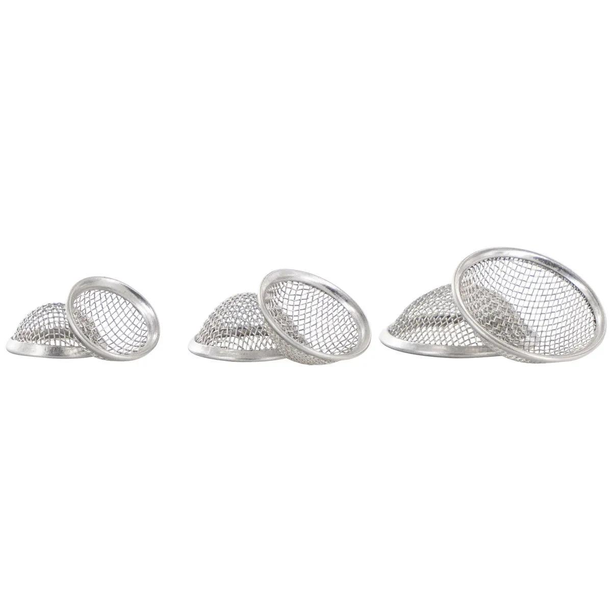 Black Leaf grilles en acier inoxydable pour douille