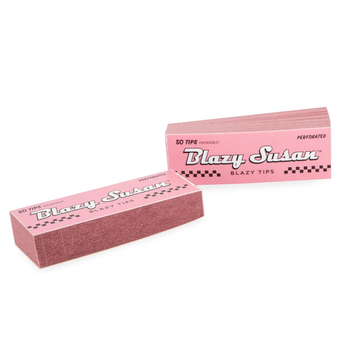 Blazy Susan Filtres en carton perforés roses