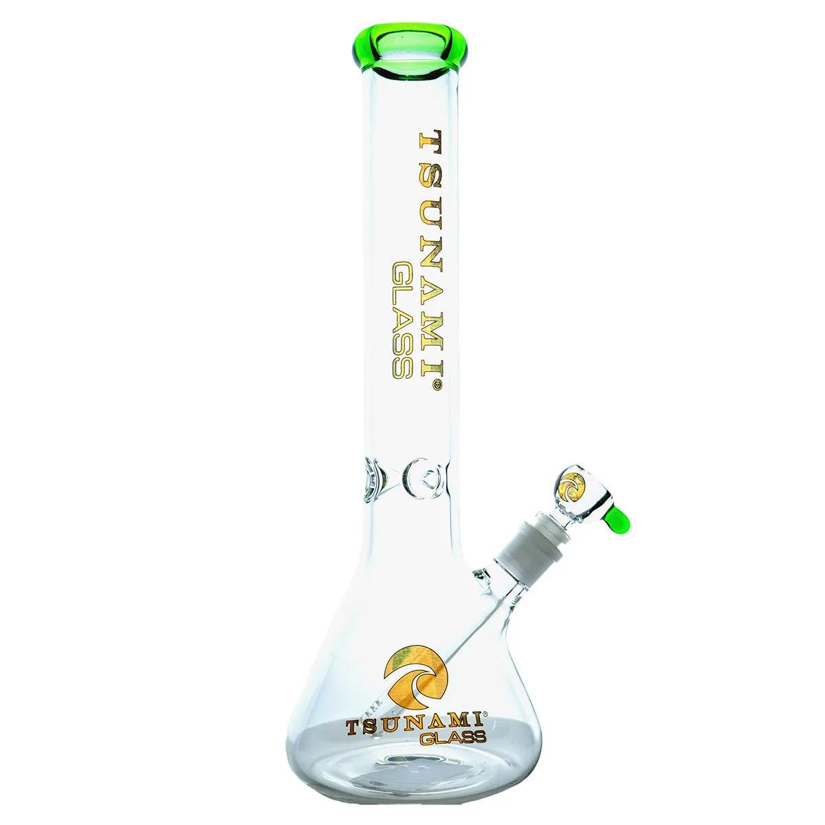 Bang Beaker avec réservoir à glace 15'' (Tsunami Glass)