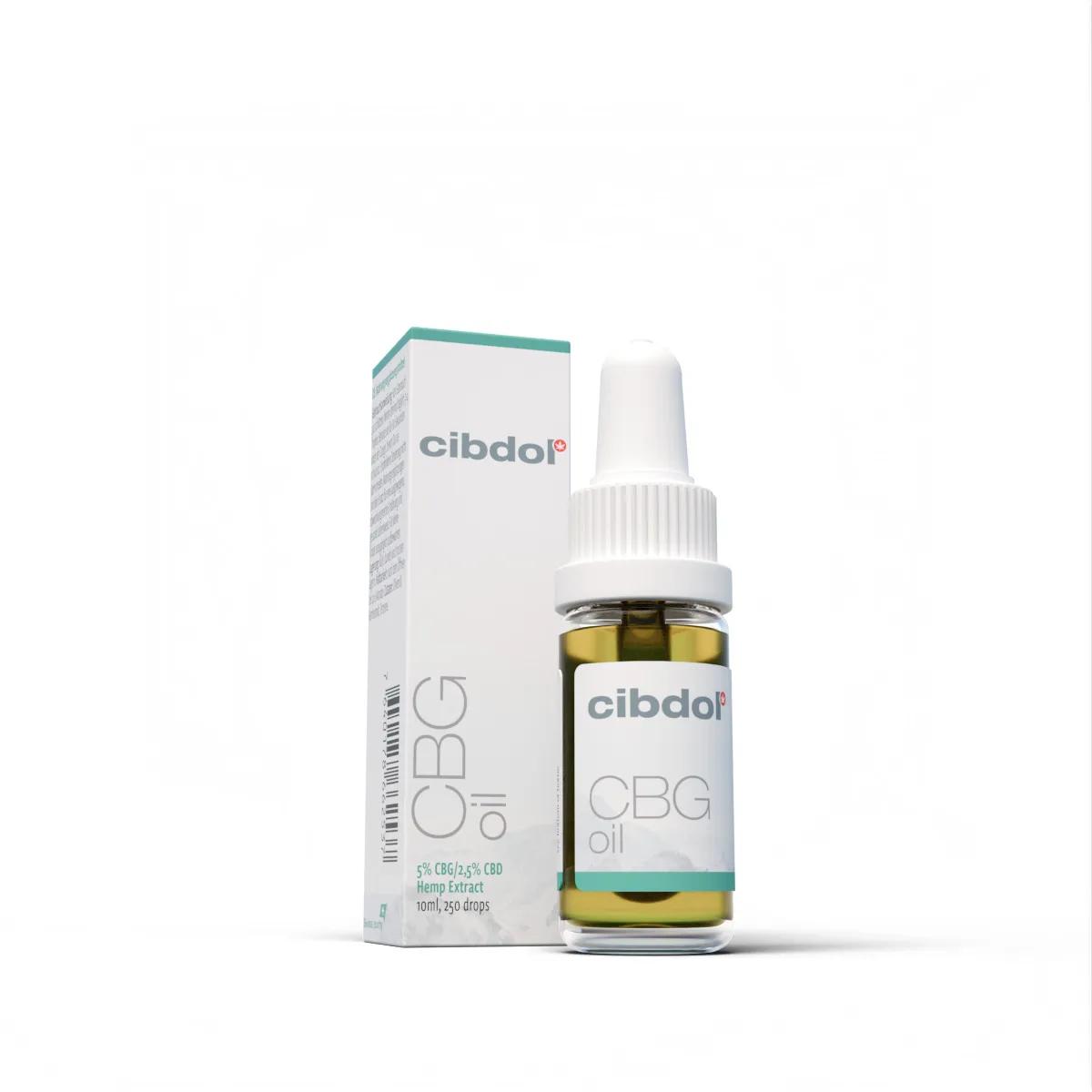Huile CBG 5% + CBD 2,5% Cibdol