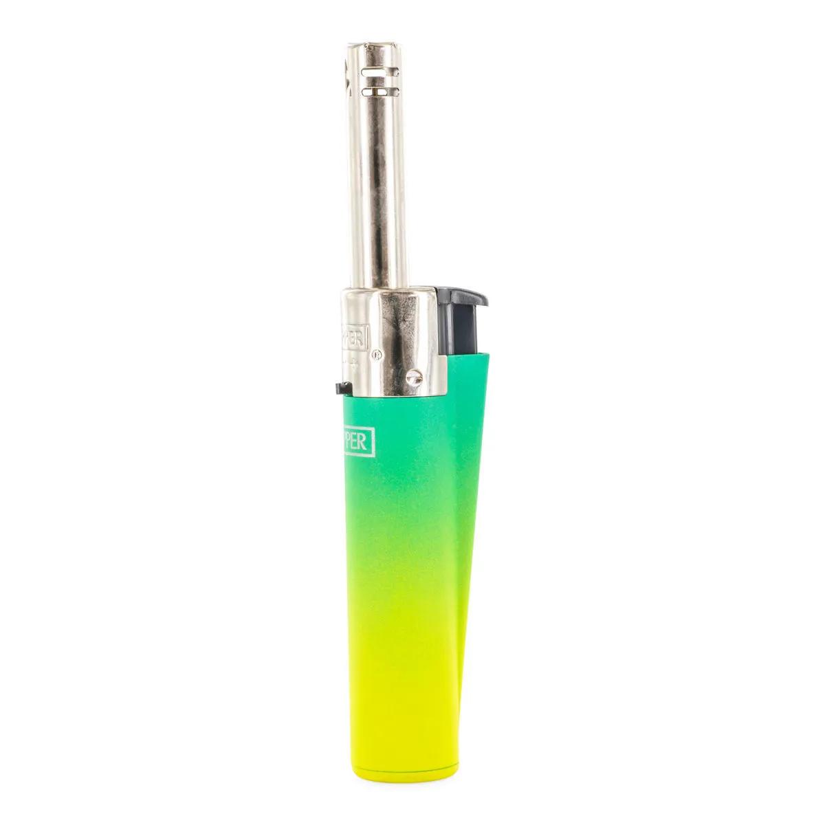 Briquet Clipper Minitube Métallisé Dégradé