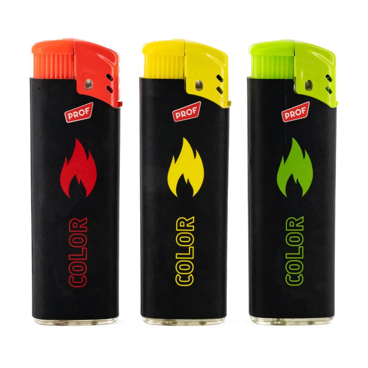Briquet à flamme colorée