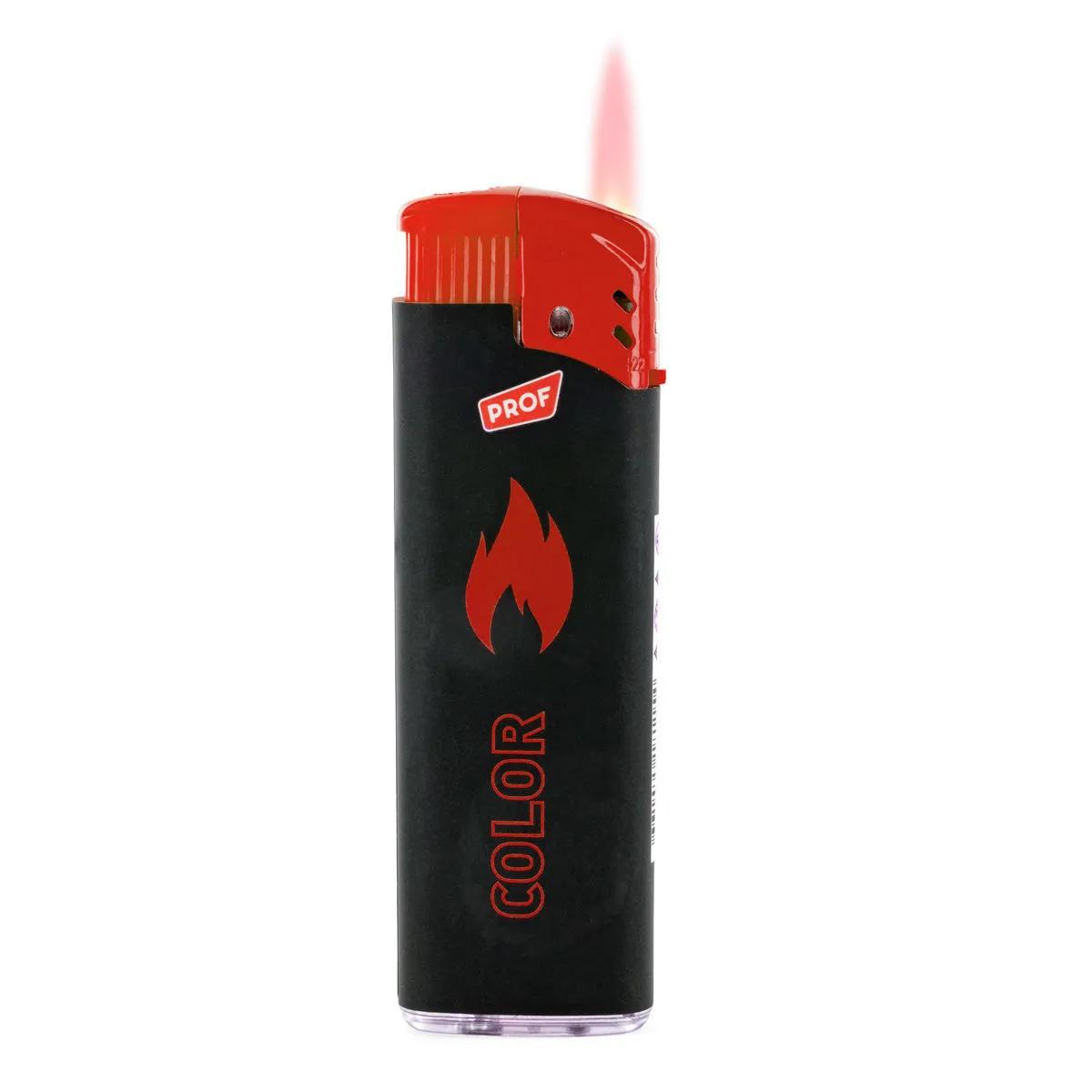 Briquet à flamme colorée