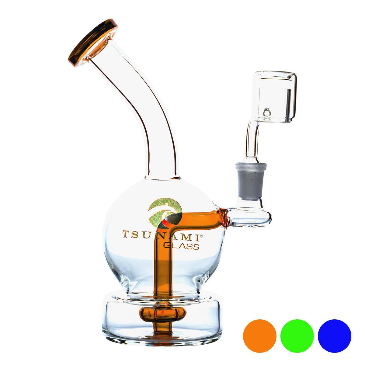 Rig à concentrés Shower Head 7'' (Tsunami Glass)