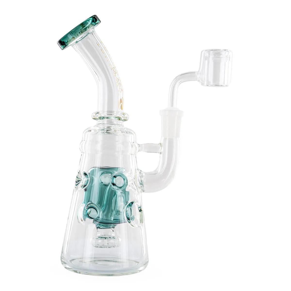 Rig à concentrés Shower Head Swiss 9'' (Tsunami Glass)