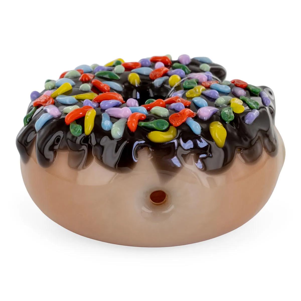Pipe en verre sèche Donut Bite Me