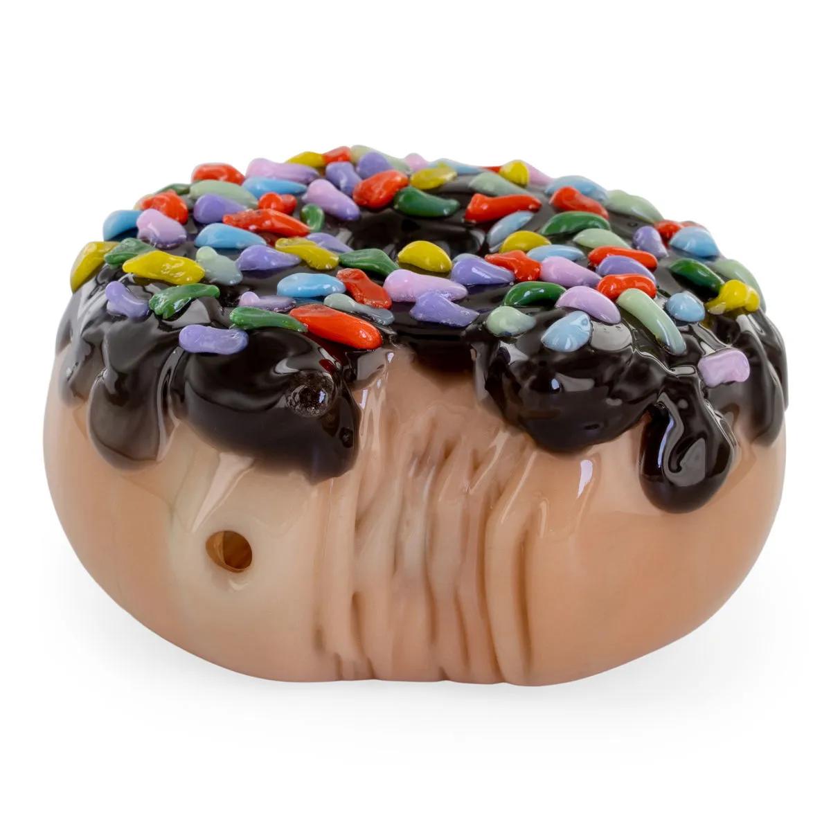 Pipe en verre sèche Donut Bite Me