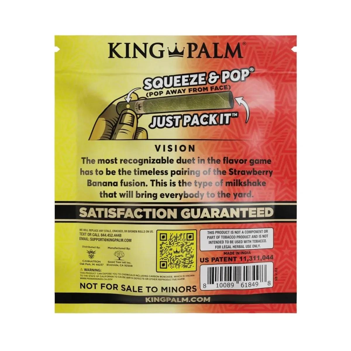 Feuilles aromatisées Fusion 25pk (King Palm)
