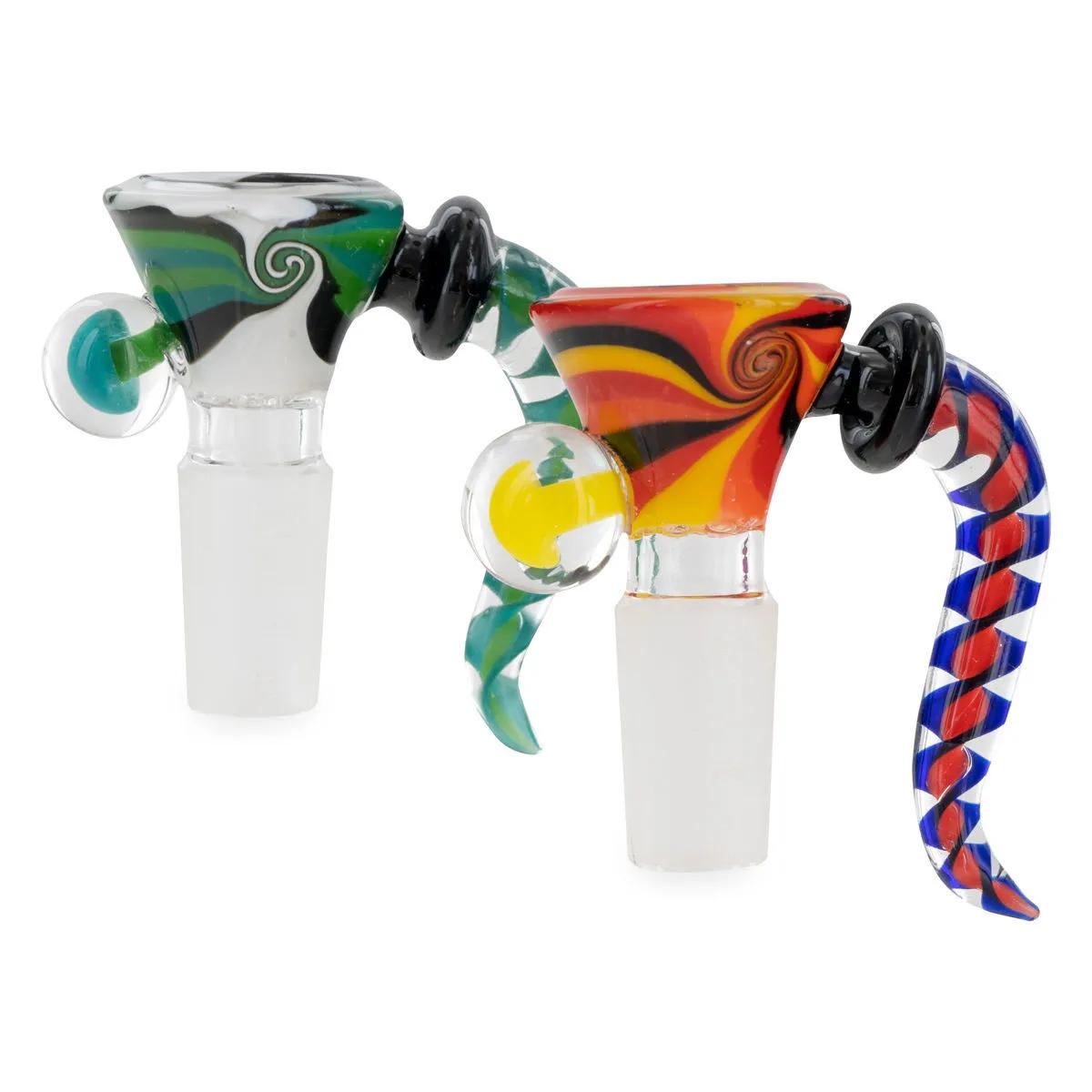 Douille en verre Swirl 14.5 Black Leaf