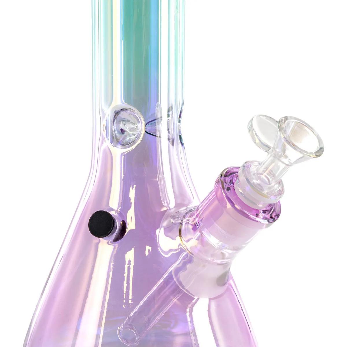 Bong en verre à glaçons Rainbow