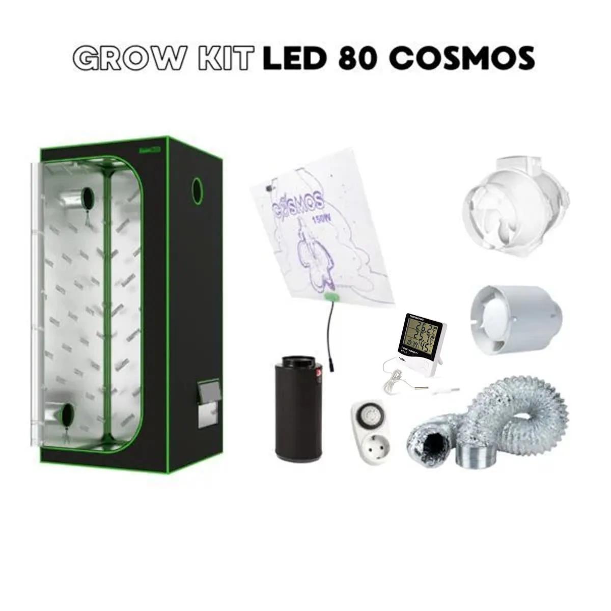 Kit de tente de culture 80x80 (Dark Box)