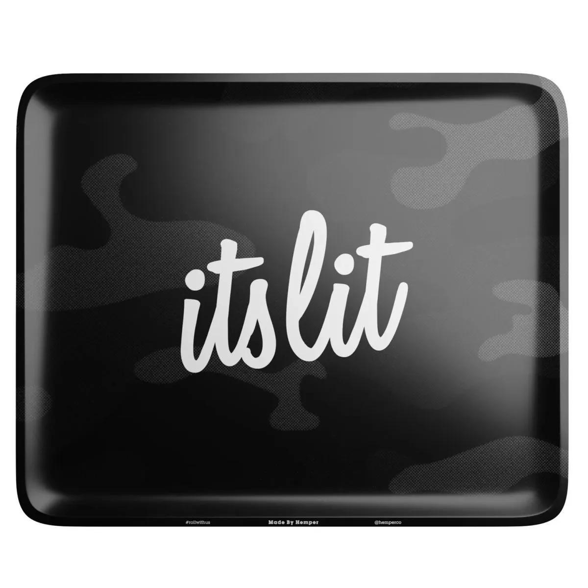 Plateau de roulage It's Lit Black Hemper