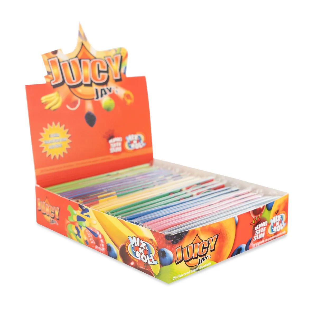 Feuilles à rouler Juicy Jay's King Size Slim Mix 'n' Roll