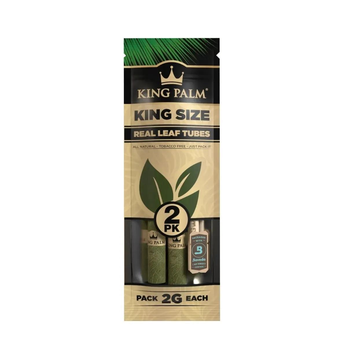 2 King Rolls King Palm — feuilles de palmier sans tabac
