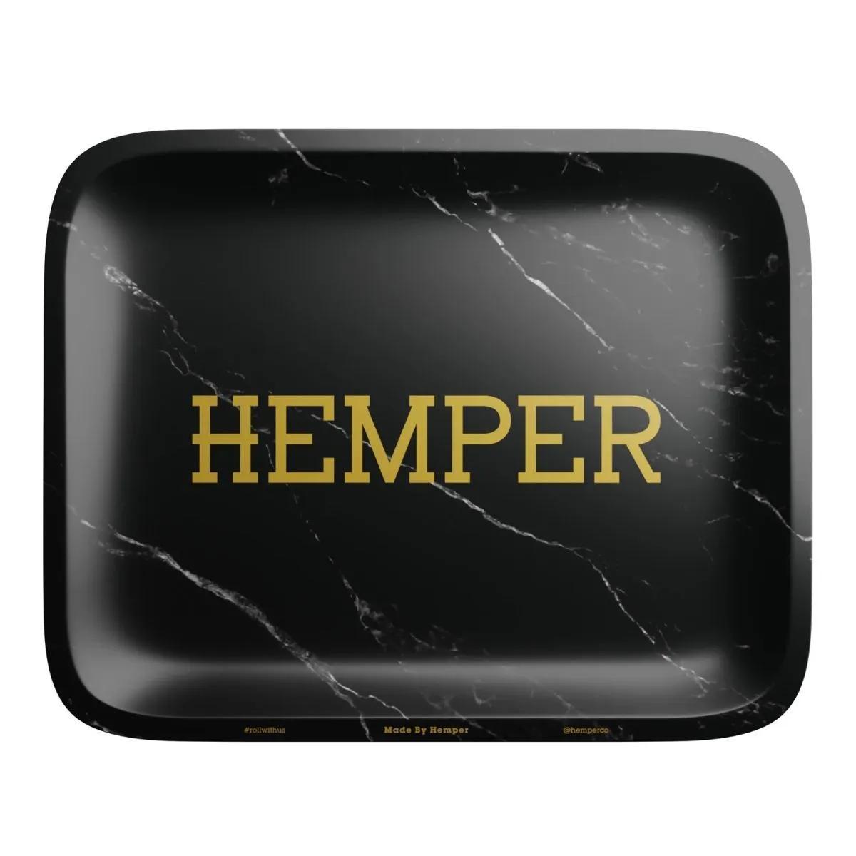 Plateau de roulage Hemper Luxe Black Marble