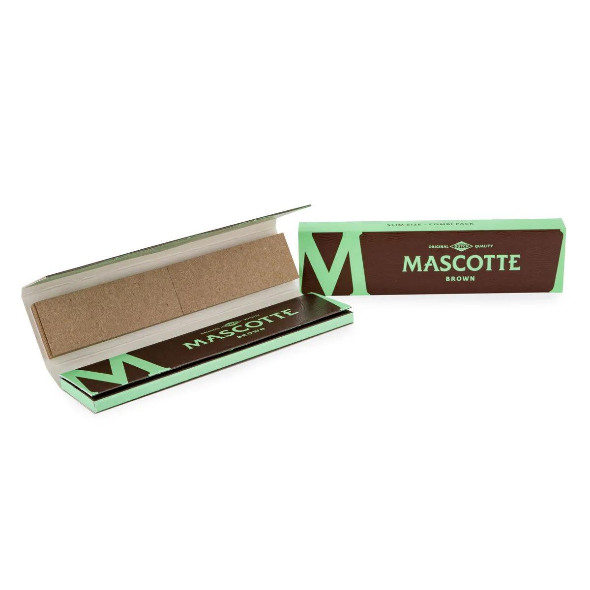 Mascotte Brown Combi Slim Size feuilles à rouler + filtres