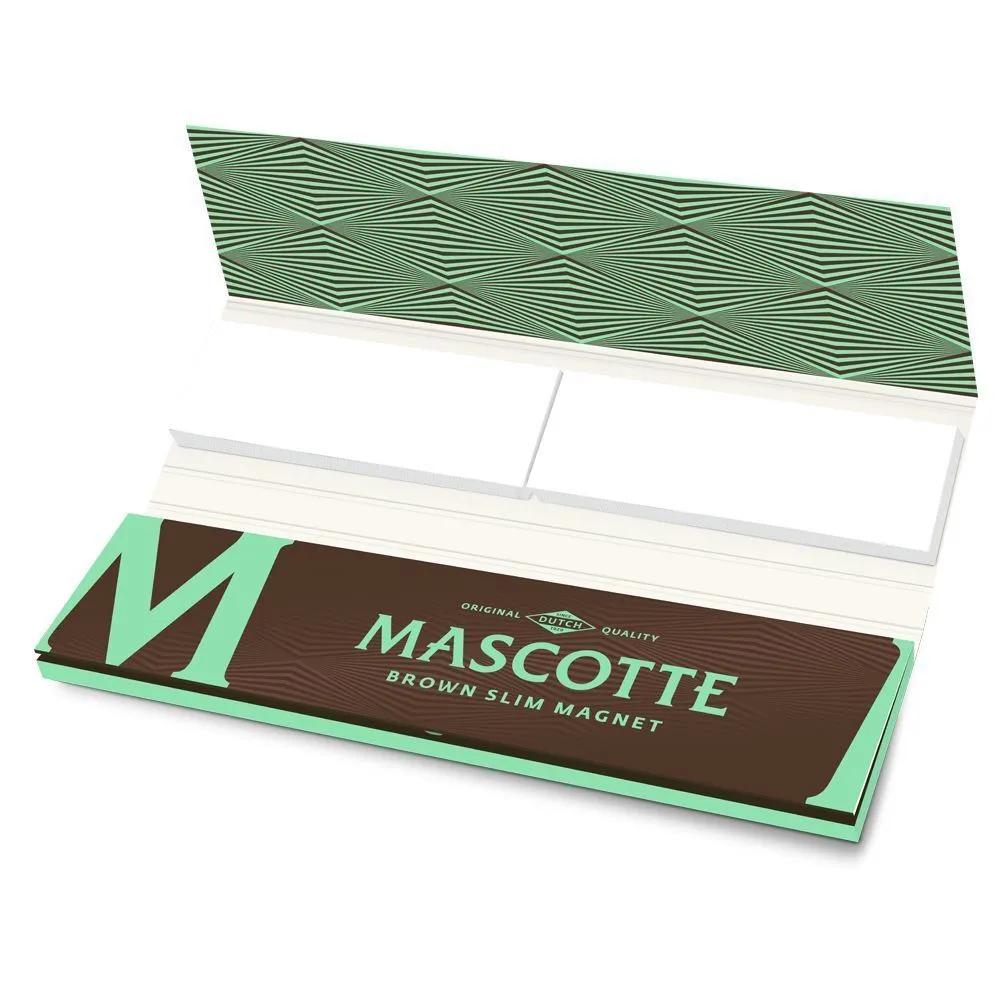 Mascotte Brown Slim Size feuilles à rouler + filtres détachables