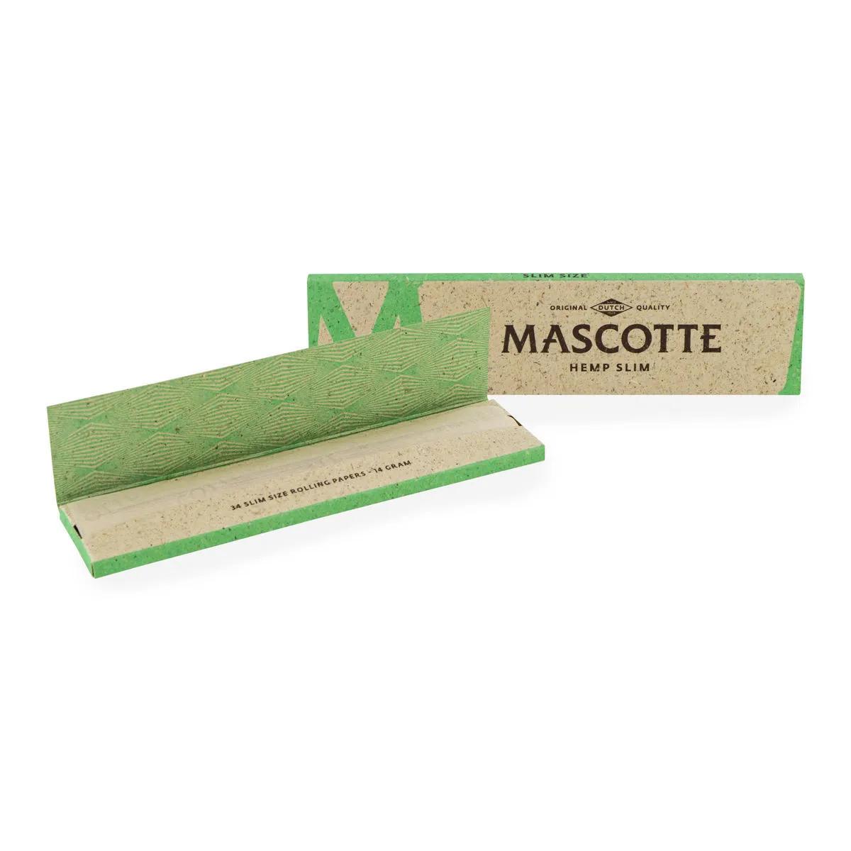 Mascotte Hemp Slim - Feuilles à rouler en chanvre