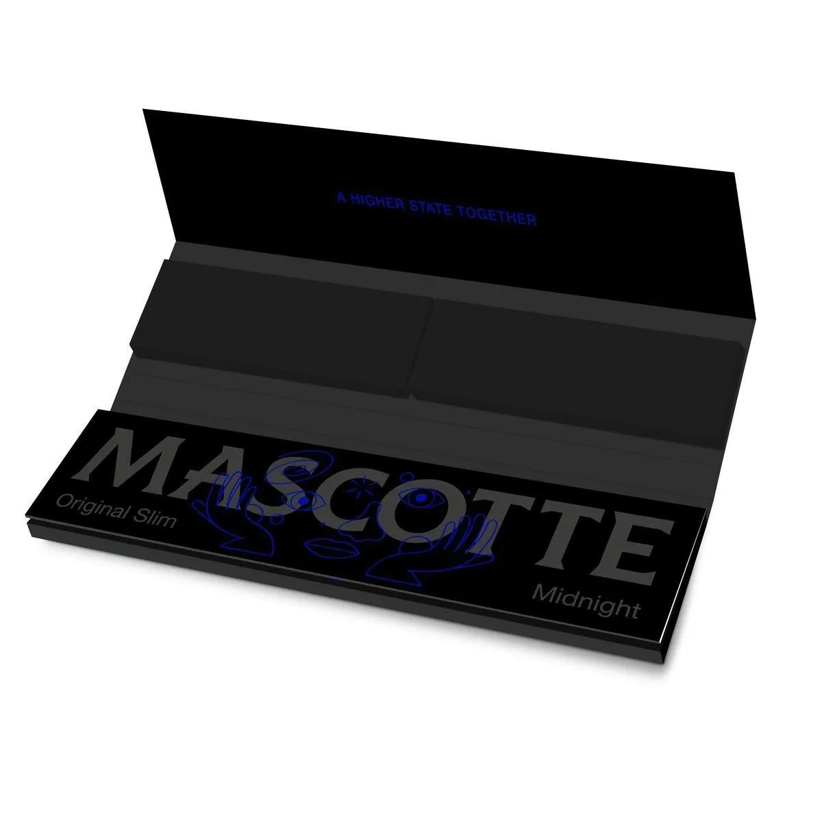 Mascotte Midnight Slim Combi feuilles à rouler avec filtres