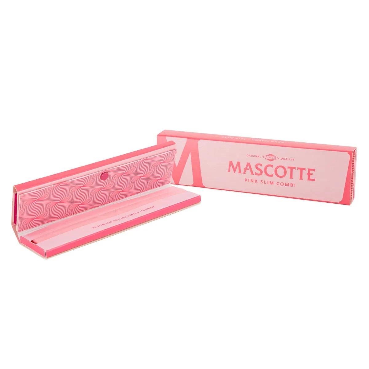Mascotte Pink Combi feuilles à rouler slim size + filtres