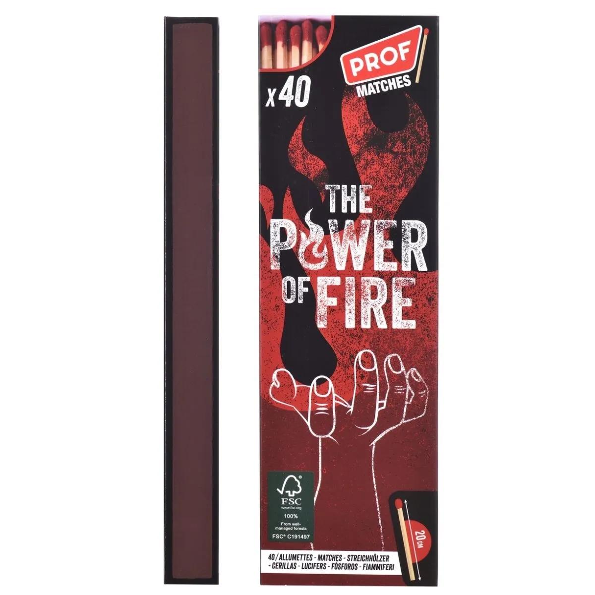 Allumettes 20cm (PROF) 40 pièces