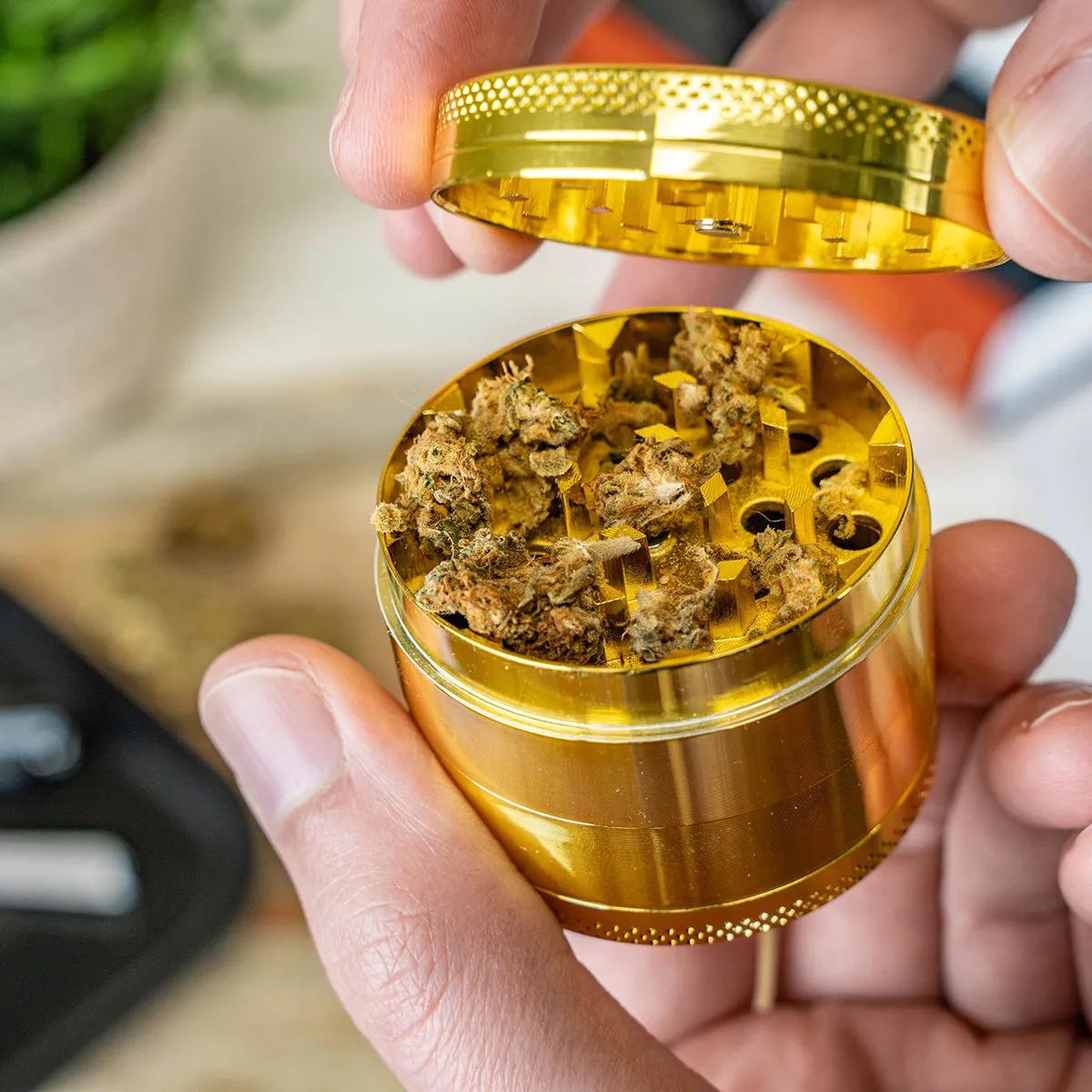 Grinder en métal 24K Gold
