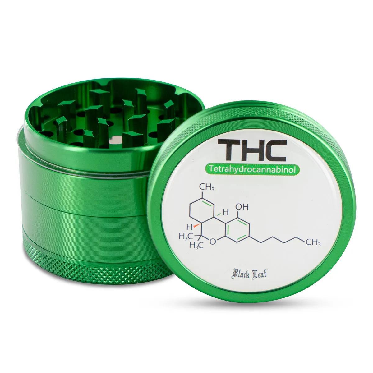 Grinder métal Black Leaf THC