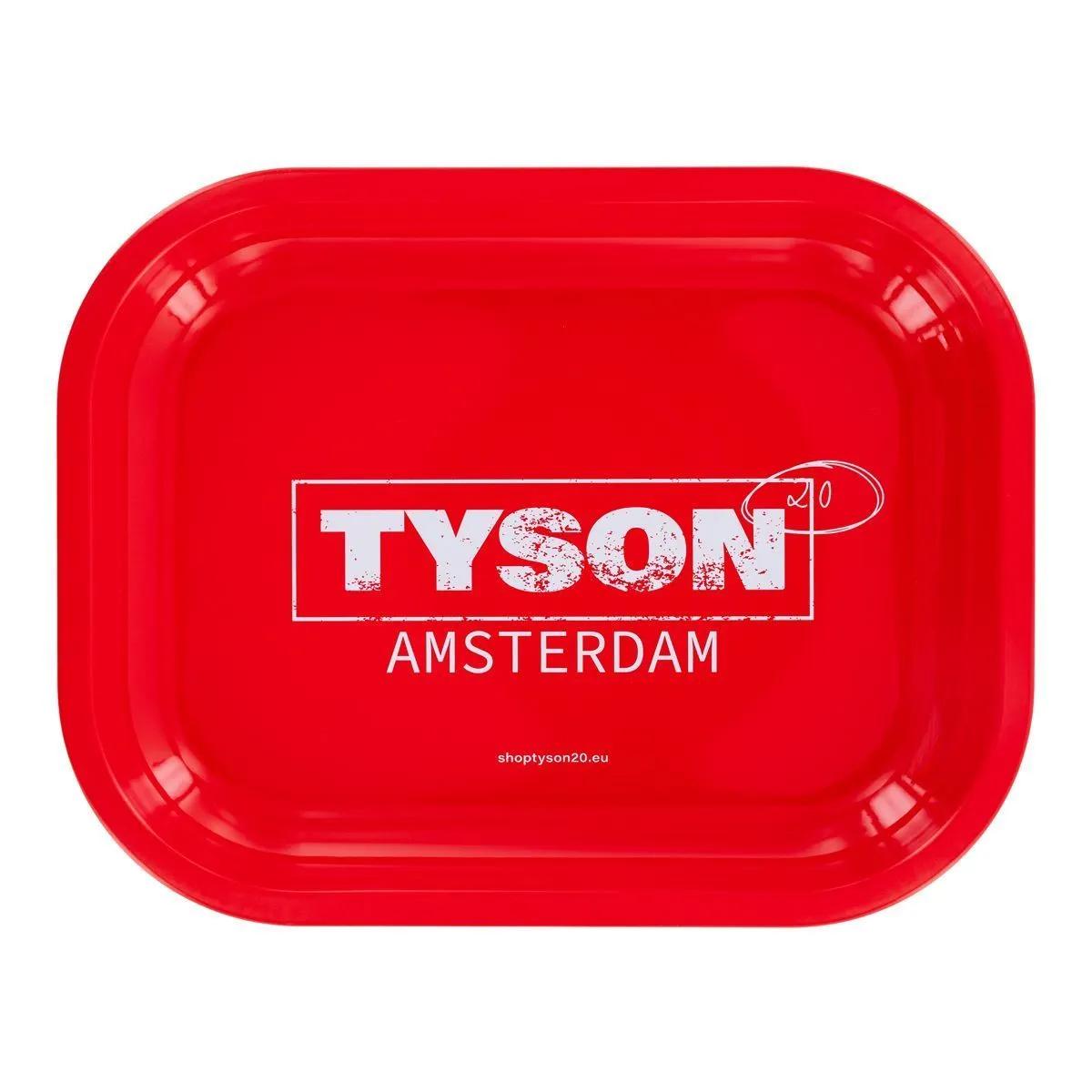 Plateau de roulage métal rouge "Tyson Amsterdam"