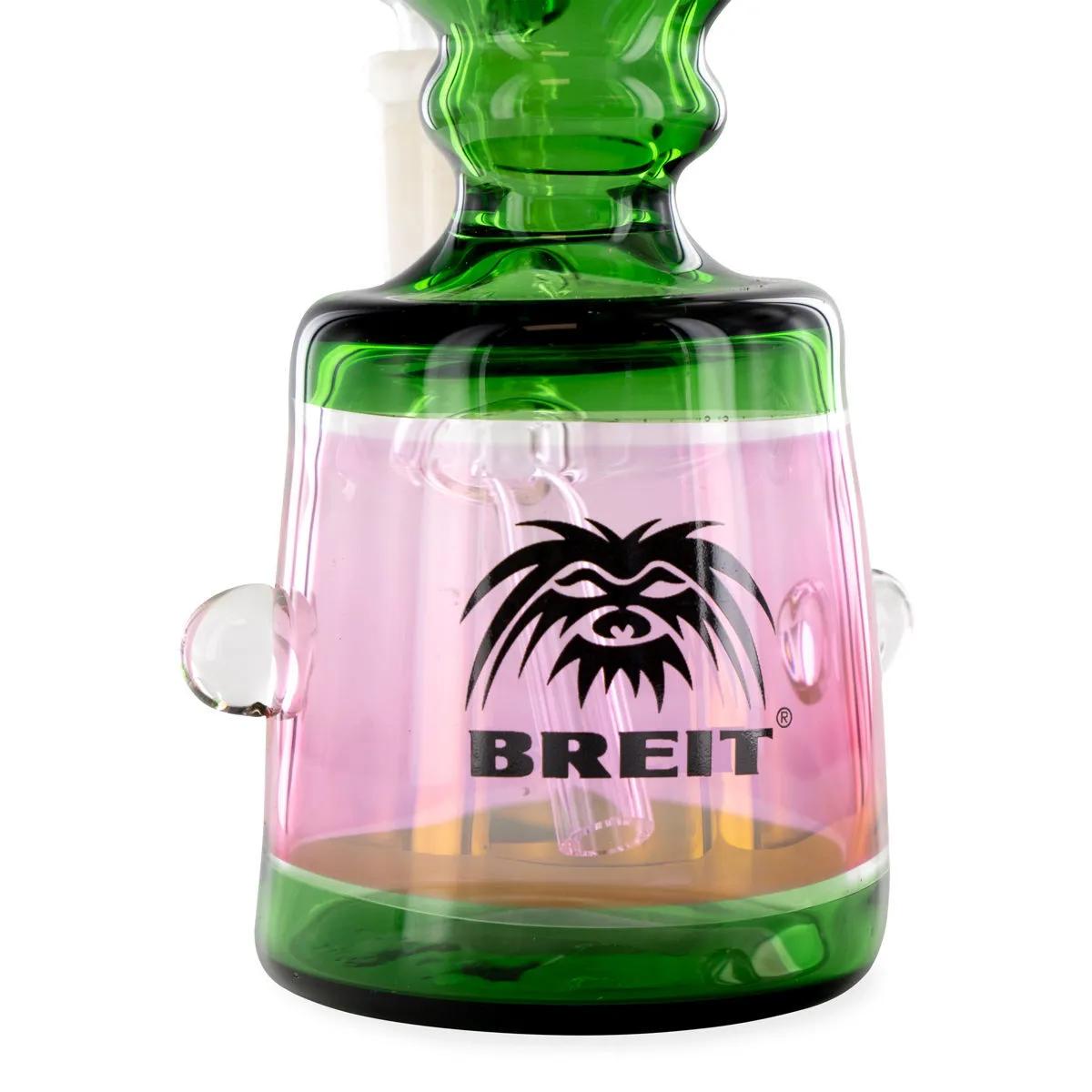 Mini bong en verre Breit avec douille push
