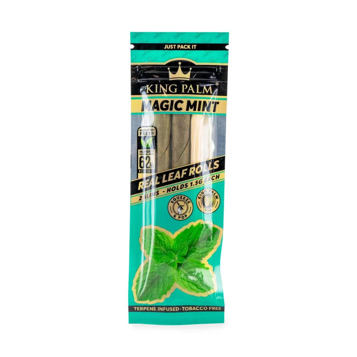 Cônes pré-roulés naturels Slim King Palm