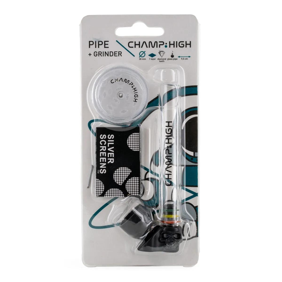 Pack Pipe et Grinder Champ High