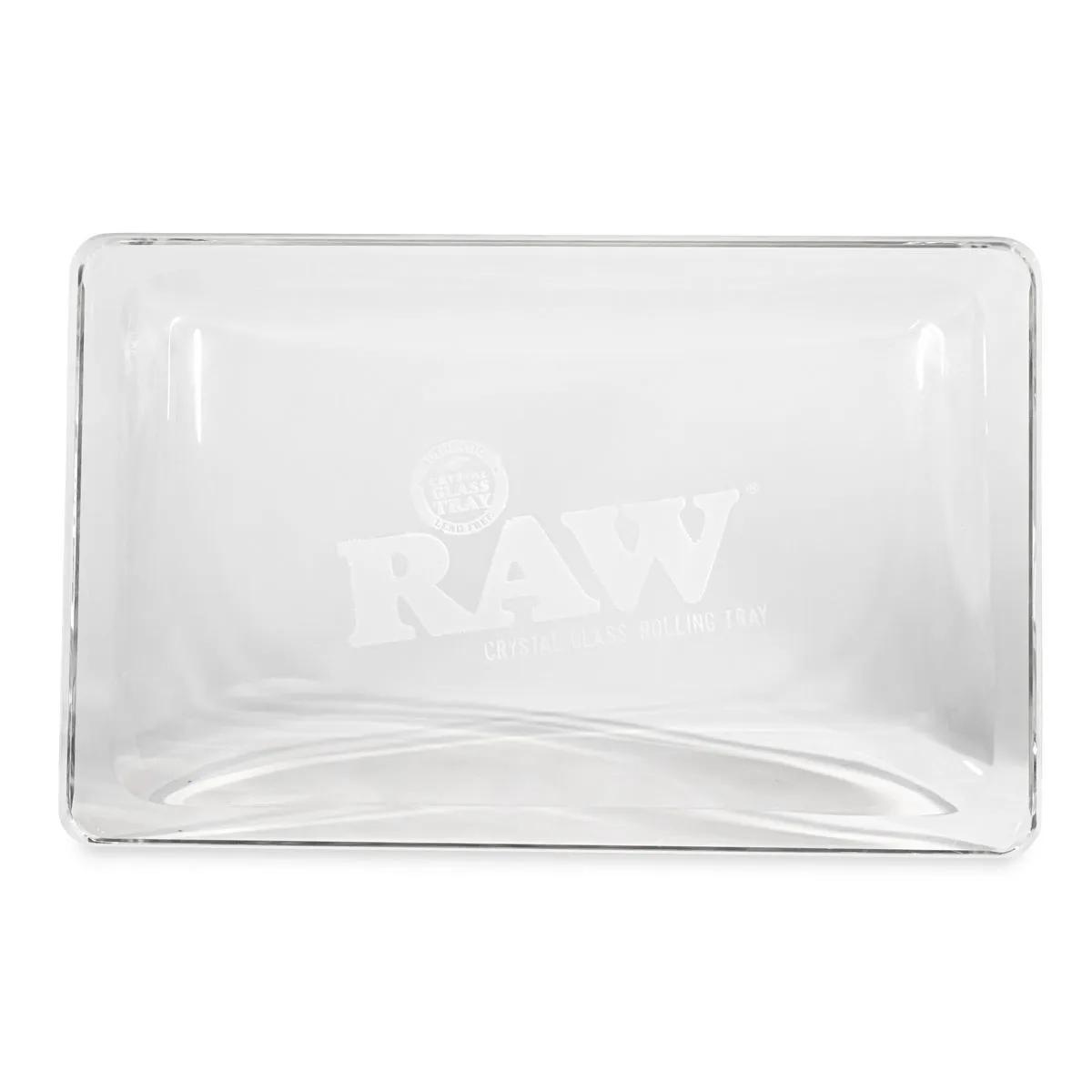 Plateau de roulage en verre cristal RAW