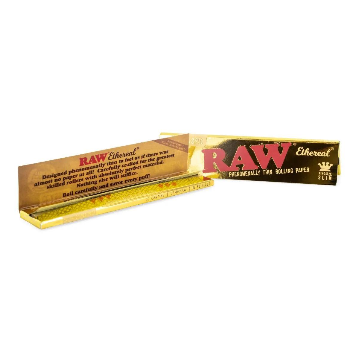 Feuilles à rouler RAW Ethereal King Size Slim
