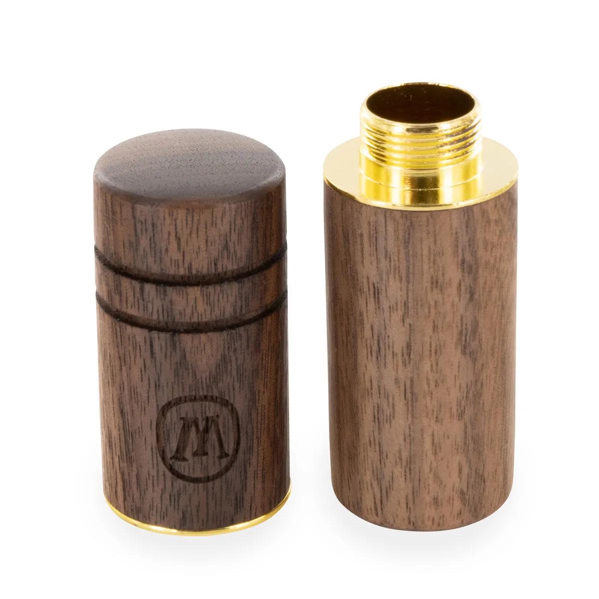 Marley Natural Small Holder — Tube à joint en noyer noir