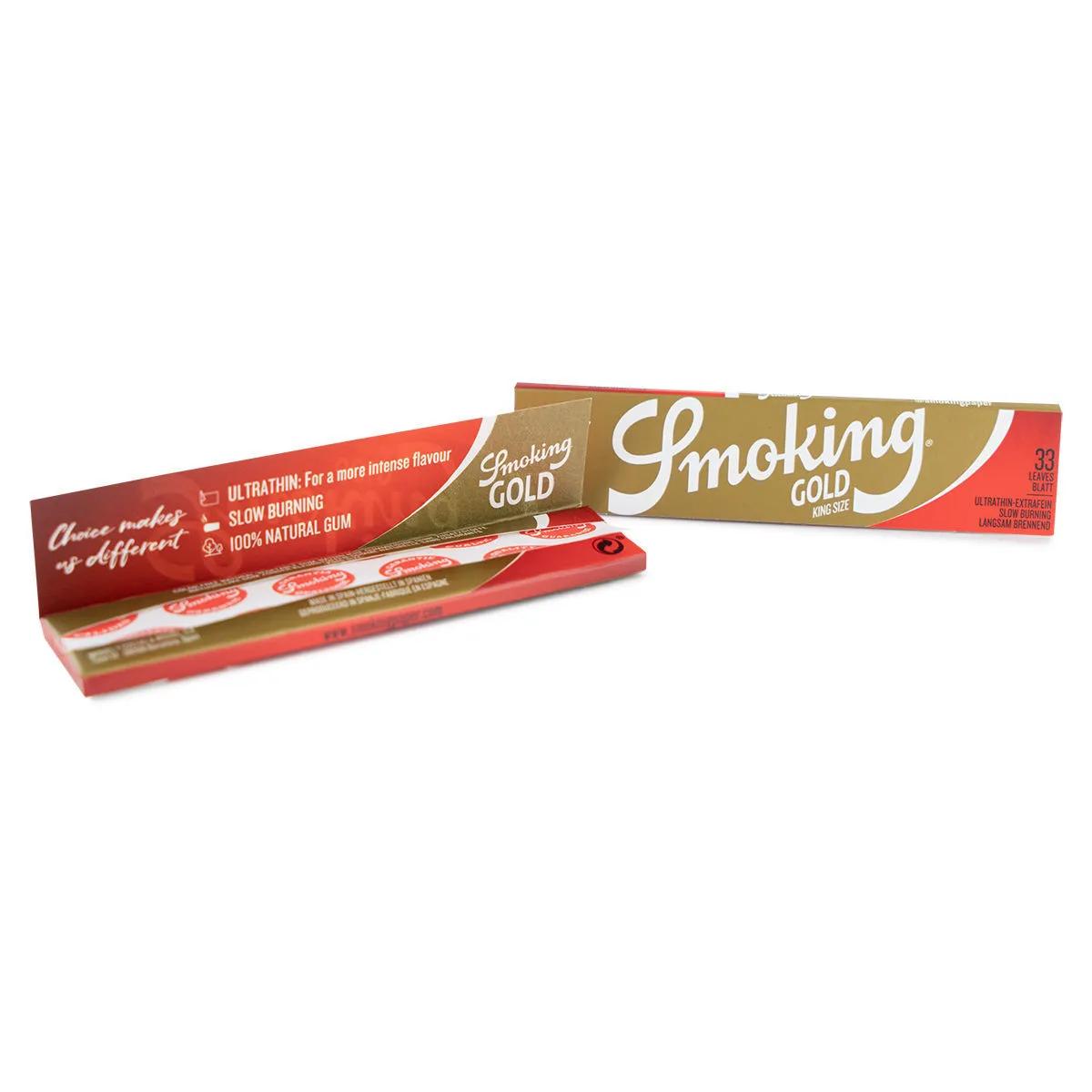 Smoking Gold King Size Slim Rolling Papers