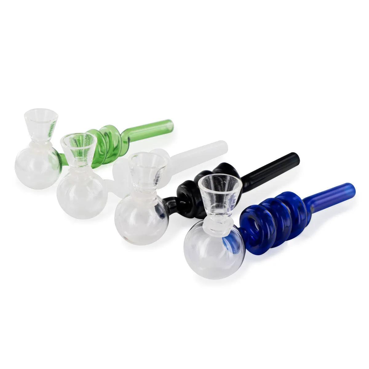 Pipe en verre spirale DMT