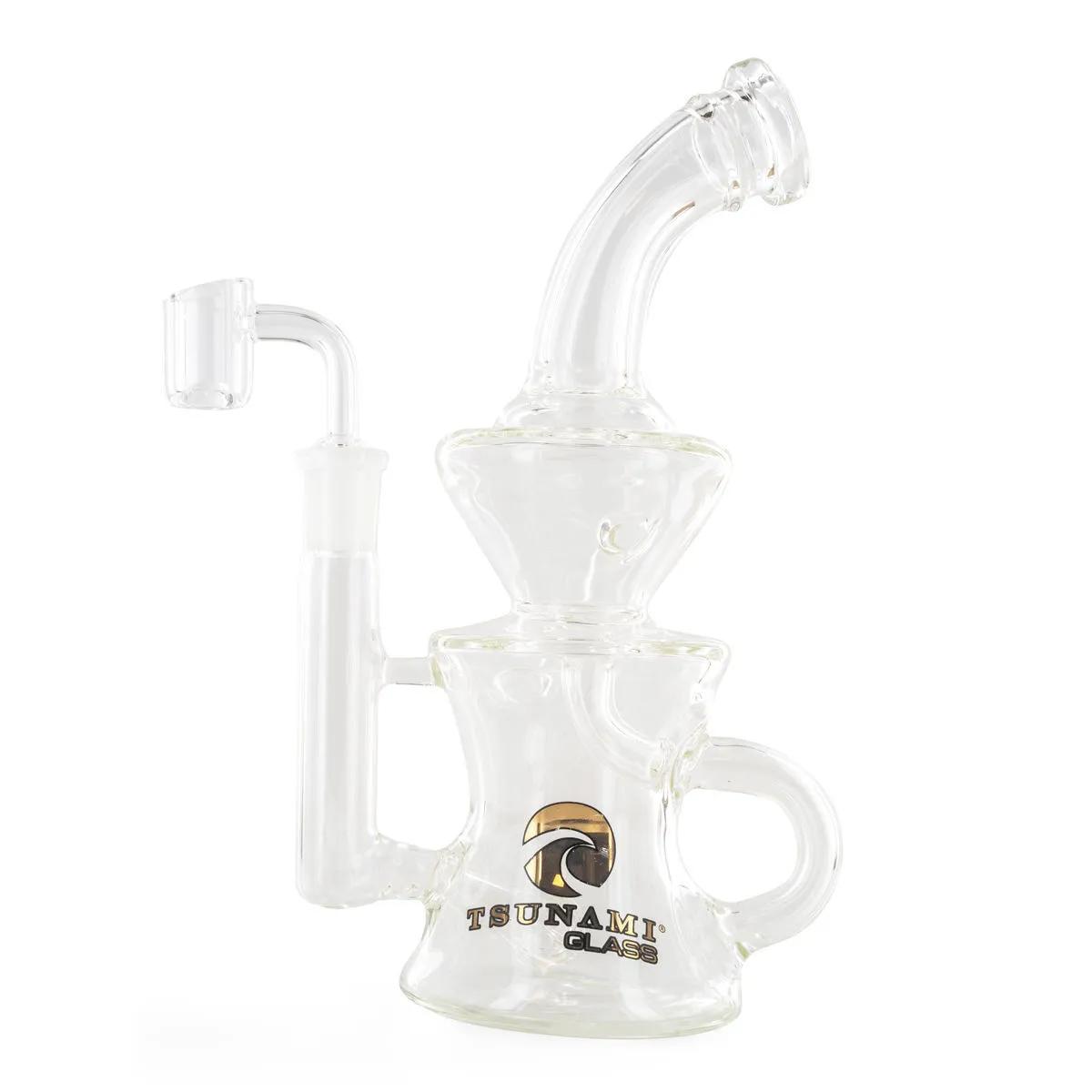 Dab Rig Recycler Sprinkler 9'' (Tsunami Glass)