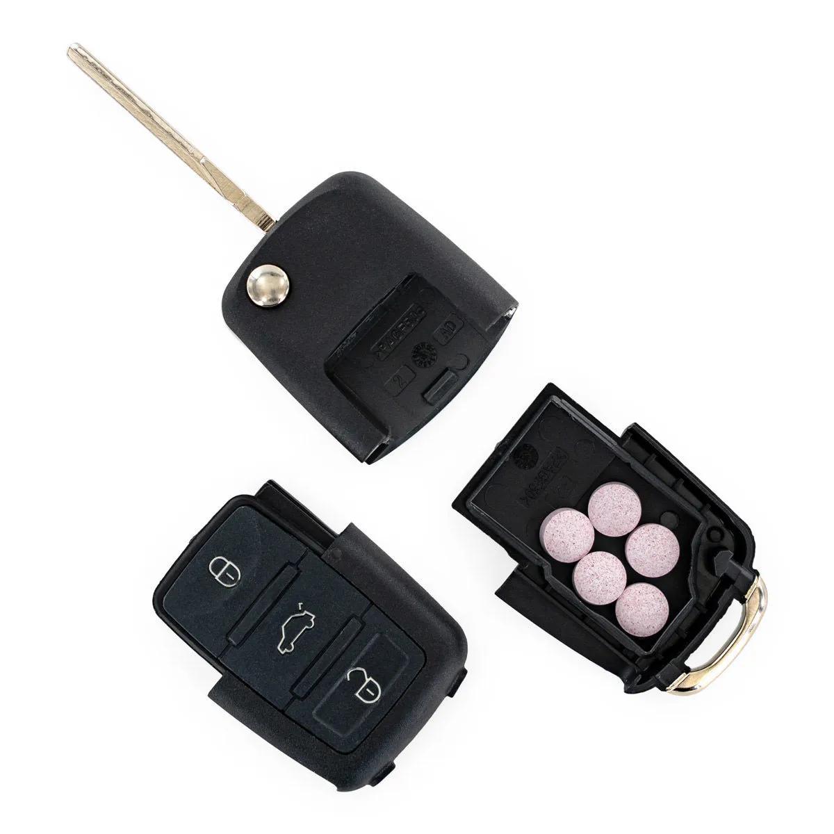 Porte-clés de voiture cache-objets