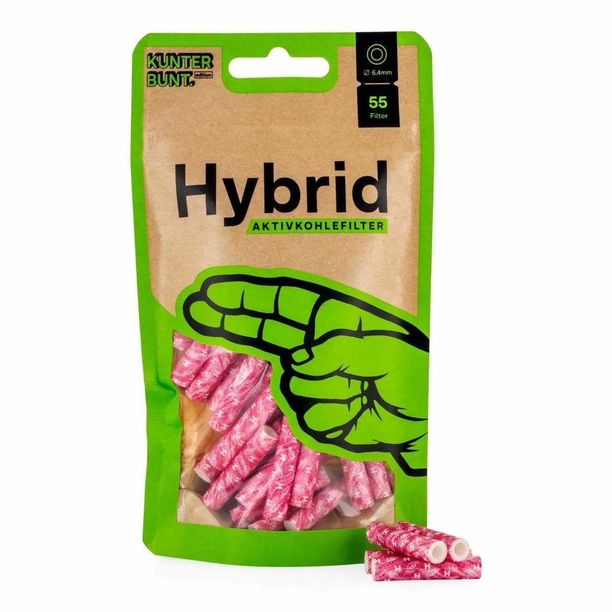 Filtres Supreme colorés Hybrid - 55 pièces en sachet