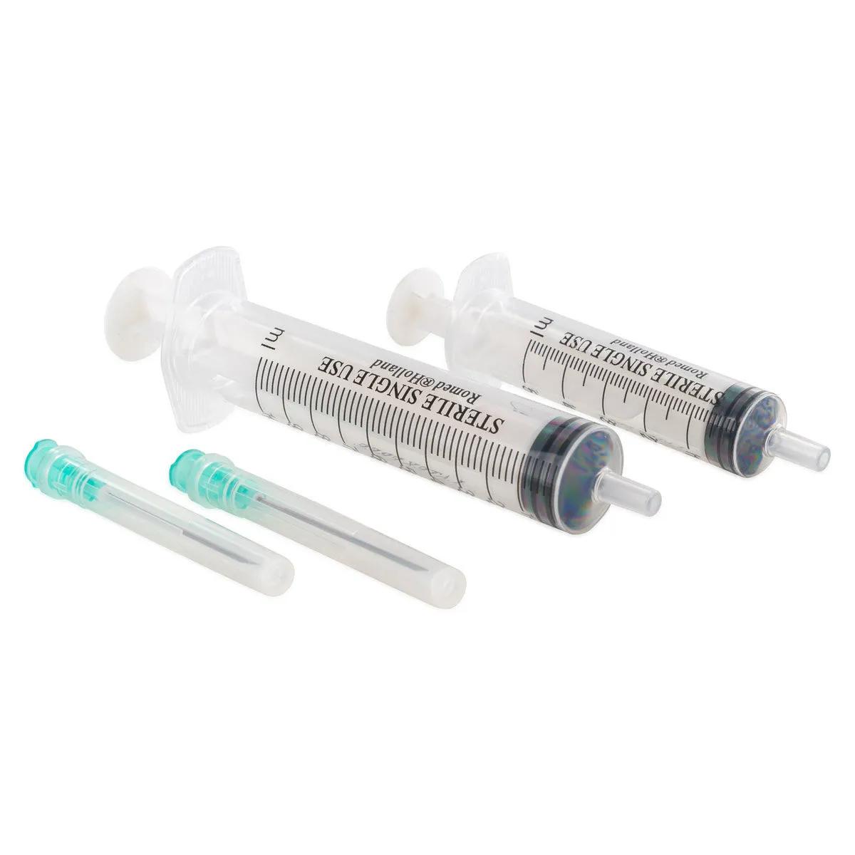 Seringue stérile vide pour inoculation de spores