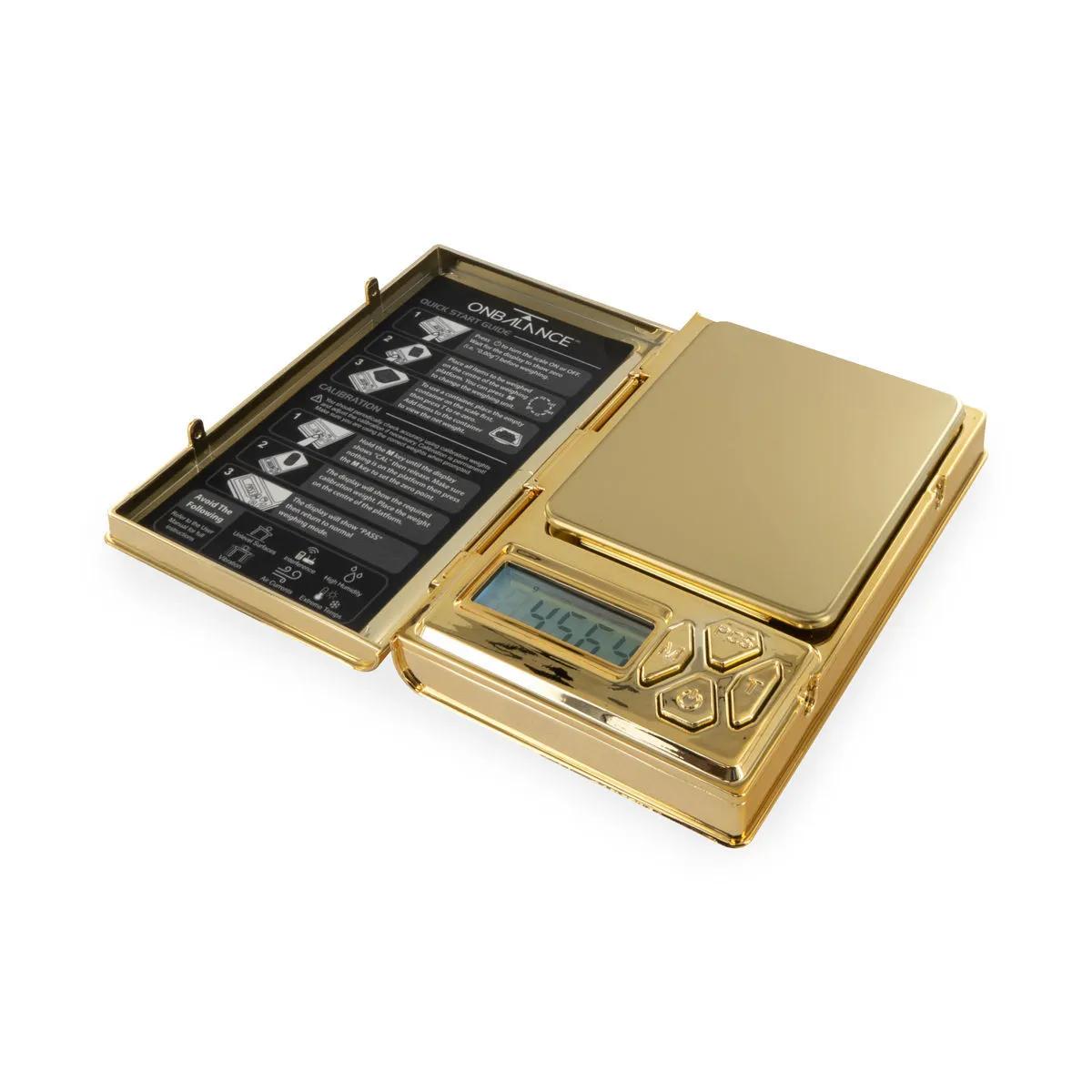 Mini balance The Shine Chrome Gold - 100 × 0,01 g